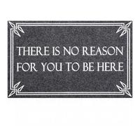 Lzuso Welcome Door Mat Indoor Outdoor Mats for Front Door Mats Funny Non Slip Rubber Doormats for Home Indoor Durable Farmhouse Entrance Mat Patio Grey There is No Reason for You to Be Here
