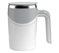 LZVMLNQI Automatic Self Stirring Coffee Mug Stainless Steel for Home Office Travel Gray USB Charging, Grey