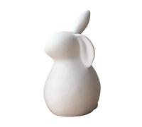 LZVMLNQI Easter Bunny Figurines Collectible Figures Rabbit Statue A 7.3x13cm, White