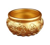 LZVMLNQI Treasure Bowl Feng Shui Decor Cornucopia Bowl for Office Restaurants Wedding S, Golden