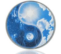 LZWIN Equilibrium Journey Sobriety Chip - Yin-Yang Sun and Moon Challenge Coin AA Medallion Men and Women Recovery Token