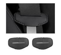 LZWLZW Seats Belt Buckle Cover for Benz A class AMG 2014-2023, Seat Belt Buckle Protector Leather Anti-Scratch Car Seat Belt Silencer Clip Holster,2 Pcs