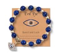 LZXFC Evil Eye Bracelets Bracelet for Women Evil Eye Jewelry Ojo Hamsa Bracelet, One Size, Stone Plastic Metal, no gemstone