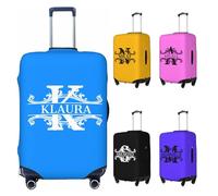 LZXSXZ Custom Luggage Cover - Personalized Suitcase Cover Design Your Own Name - Double Sided Design - Customized Elastic Luggage Protector - 4 Sizes