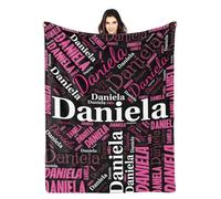 LZXSXZ Personalised Blanket, Custom Blanket with Text, Custom Blanket with Your Name, Customized Picture Blanket Memorable Mothers Fathers Day Birthday Anniversary Wedding Gift for Family