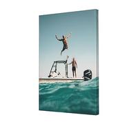 LZXSXZ Personalised Framed Poster Prints, Custom Canvas Prints, Personalized Canvas Wall Art Ready to Hang for Bedroom Living Room, Custom Wall Art | 16×24in/40×60CM-Vertical