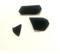 LZY-DD Mouse Side Panels/Anti-Paste/Side Grip for Rival 600 / Rival 650 (Black, 3 Pack, Gaming)