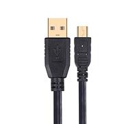 LZYDD 2M USB Cable Power Cord with Golden Plug for Blue Yeti USB Microphone, Blue Snowball iCE, FIFINE USB Podcast Microphone