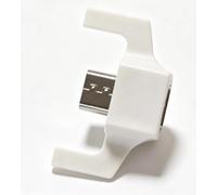 LZYDD USB Micro to USB-C Charging Adapter for Logitech G Pro X Superlight GPW 1 GPW 2 Gaming Mouse （White）