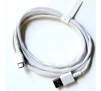 LZYDD USB Type A to USB Type C Charging Cable for Razer Viper V2 Pro/DeathAdder V3 Pro/Basilisk V3 Pro/HyperPolling Wireless Dongle/Viper V3 HyperSpeed (White)