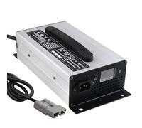 Lzyjck 48V 20A Forklifts Battery Chargers 1200W High-Power Lead Acid Batteries Chargers with 50A/120A/175A/350A Anderson Plug for Electric Forklifts, Golf Cart,Silver,175A Anderson