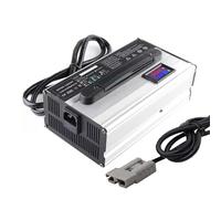 Lzyjck 900W High Power Batteries Chargers Forklift Battery Charger 12V/24V/36V/48V/60V/72V with LCD Display 50A/120A Anderson Plug, for Electric Forklift, Pallet Jack, Floor Scrubber,36V 20A,120A