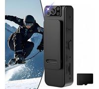Lzyoehin HD 1080p Noise Reduction Camera, 130° Rotatable Lens, WiFi Connection Can Be Operated by Mobile Phone, 2025 New HD 1080p Portable Video Recorder(16G card,Normal version)