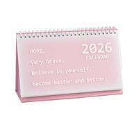 LZYWOD 2026 Korean Calendar Simple, Fresh And Desktop Decoration Plan Check Notebook Classroom Fridge Girls Office In