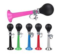 LZYWOD Classic Clown Bike Horn - Loud Bicycle Horn for Adults & Kids, Retro Metal Bell for Road Bikes, Golf Carts & More, Easy Install Safety Air Horn for Cycling (Black1)