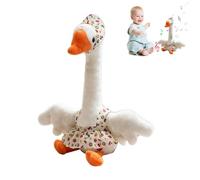 LZYWOD Interactive Talking Dancing Plush Goose Toy, Singing Goose with Moving Mouth Animal & For Kids, Speech Stuffed Soft Repeat,