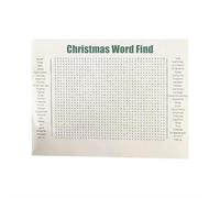 LZYWOD Jumbo Thanksgiving Word Search Poster, Wall Game!Larger-Than-Life Christmas Word Search Puzzle Poster, 2026 New Interactive Activity Posters for Family, Classroom & Party (Christmas Word Find)