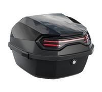 LZYWOD New Universal Motorcycle Rear Tail Trunk Lockable Carrier Waterproof Storage Case Hardware Storage for Full Helmet with Mounting Hard 35L Top Waterproof 35L Luggage for 35L Case Motorcycle Mot