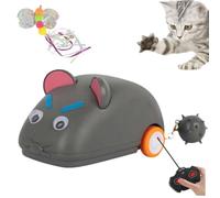 LZYWOD Smart Toy Car Interactive Toy Electric Remote Mouse Indoor Pet Teasing Kitten Supplies Toys rc Puzzle Global Products party cleaning doorway Spoon Folding Molar Global smart spring entertainme