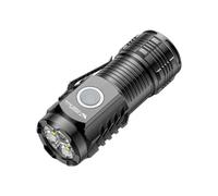 LZYWOD Three-Eyed Mini Flashlight, 3-Eyed Beast Mini Flash, USB Chargeable LED Torch with Intense Lumens, Compact Tactical Flashlight