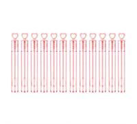 LZYWOD Wedding Bubbles Heart Wand Filled Bubbles Tubes Bottles Wedding Table Decoration Party Favours Kids Bag Fillers Simple Wedding Favours for Reception, Hen Party & Kids Parties (Pink)