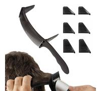 LZZEM 1 Set Curved Comb Haircut S-Shaped Clipper Comb Professional Hairdressing Curve Style Flat Barber Blending Styling Hair Clipper Cutting for Men Hair Styling Tool