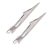 LZZEM 2 Pack Stainless Steel Fishing Knot Tying Tool Tie Quick Knot Tyer Tying Tool Fly Fishing Angler Accessories for Hooks Lures Lines