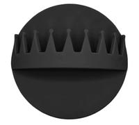 LZZEM Silicone Bathtub Hair Catcher Wall Mounted Shower Hair Collector With Suction Cups Queen Crown Design Prevents Drain Clogging Easy to Clean Bathroom Hair Trap for Bathtub and Shower(BLACK)