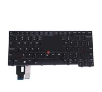 LZZSEOZ Backlight Keyboard LA US FR For Lenovo for ThinkPad T14 L14 P14S GEN 3 21AH 21AJ USA for Trackpoint Keyboards 5N21D67970 CS22FBL-84US(US backlit)