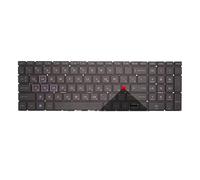 LZZSEOZ ES Spanish Latin Arabic Laptop Backlight Keyboard For HP for Pavilion for Gaming 16-A A0001 6MAX TPN-Q241 15-DA 15-CX 15-CS 15-DF 15-EC(RU Purple Backlit)