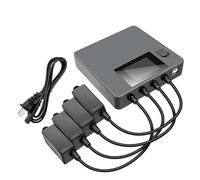 LZZSEOZ For 6-in-1 for Digital Display Battery Charger for DJI Mini 4 Pro for Charging for Hub(US)