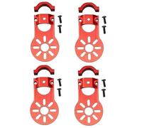 LZZSEOZ For Drone Motor Bracket for 12/16/18mm Carbon Fiber for Tubing RC Quadcopter(4PC 18mm Red)