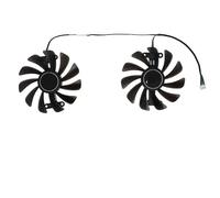 LZZSEOZ GPU Cooling,Video Card Fan,2Pcs For KUROUTOSHIKOU for GTX 1070Ti for GALAKURO for WHITE, For Kuroutoshikou 1080 EXOC for SNIPER White(Black Cooler Fan)
