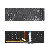 LZZSEOZ PT-BR Brazil Spanish Backlit Keyboard for Acer for Predator for Helios PH315-55 PH317-56 for Nitro 5 (2022) AN515-58 57 46 AN517-52 53(US White RGB Light)