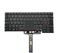 LZZSEOZ UK US LA Keyboard For Lenovo for ThinkBook 14 G6 IRL ABP 14" 21KG 21KJ 2023 PH4 nglish Fit Spanish Keyboards(UK black light keys)