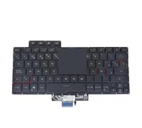 LZZSEOZ US English SP Spain Latin Ukrain backlit laptop keyboard For ASUS for ROG for Zephyrus G14 GA401 GA401I GA401IV GA401U 2020 8037B0169701(Spain black)
