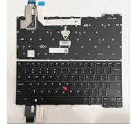 LZZSEOZ US for Lenovo for ThinkPad T14 Gen3 Gen4 P14s Gen L14 TP00133B 21C5 Laptop Keyboard(Black with point US)