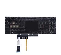 LZZSEOZ US RU RGB Backlit Keyboard For MSI for Katana GF66 GF76 for Pulse GL66 GL76 MS-1582 MS-1581 1583 MS-17L1 17H3 English Russian NSK-FG1ABN(US backlit)