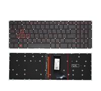 LZZSEOZ US Russian Backlight Laptop Keyboard For Acer for Nitro 5 AN515-51 AN515-52 AN515-53 AN515-41 AN515-42 AN515-31-56 N16C7 N17C1 N17C7(RU Red Word Light)