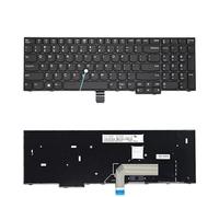 LZZSEOZ US Russian Laptop Keyboard For Lenovo for IBM for ThinkPad E570 E575 E570C 01AX160 01AX200(US With Holes)