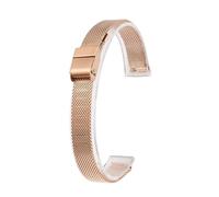 LZZYFPX For any brand 12mm 14mm 16mm Stainless Steel Watch Band Strap Watchband Women Rose gold Mesh belt Bracelet(A Rose gold,12mm)