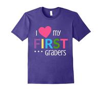 (M) 1st Grade Teacher Shirts - I Love My First Graders-Father's Day
