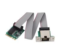 M.2 1000M Ethernet Network Card, 10Mbps 100Mbps 1000Mbps Single RJ45 Computer Networking Card, M.2 A E to RTL8111H Gigabit Ethernet Card for Desktop PC