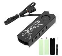 M.2 2280 SSD Heat Sink with 4 - Pin PWM Fan, Aluminium Alloy Cooling Solution for Desktop Solid State Hard Disk, Speed Regulation & 15-35°C Temperature Reduction