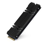 M.2 2280 SSD NVMe Heatsink, Cooler Heatsink for WD_Black/ Samsung 990 Pro/ 990 EVO Plus/ 9100 Pro/980 Pro, 2280 Heatsink, Black