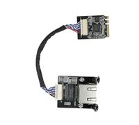 M.2 A E Key to 2.5 Gigabit Ethernet,Support youyeetoo X1X86 SBC,Intel i226 2.5G Ethernet Server NIC,Interface Card10/100/1000/2500Mbps RJ45 LAN,Support 2230