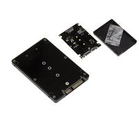 KALEA-INFORMATIQUE M2 (M.2 NGFF SATA B Key or B+M Key) to SATA adapter with enclosures in SATA 2.5" hard disk format