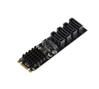 M.2 Card (M2 NGFF) PCIe M Or B+M Key 4 Port SATA 6G RAID 0 1 10 Marvel 88SE9236