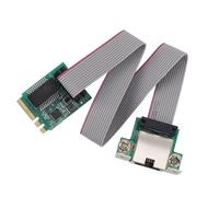 M.2 Gigabit Ethernet Network Card, 10M/1G/100 Mbps Single RJ45 Port Internal M.2 A E to RTL8111H Gigabit Ethernet Card for for Linux