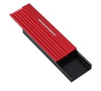 M.2 Heatsink Thermal Conductive Double Sided Cooler Silicone Double Sided Vest for 970 950 960, Pad for Radiator Nvme M2, Heatsinks (Red)